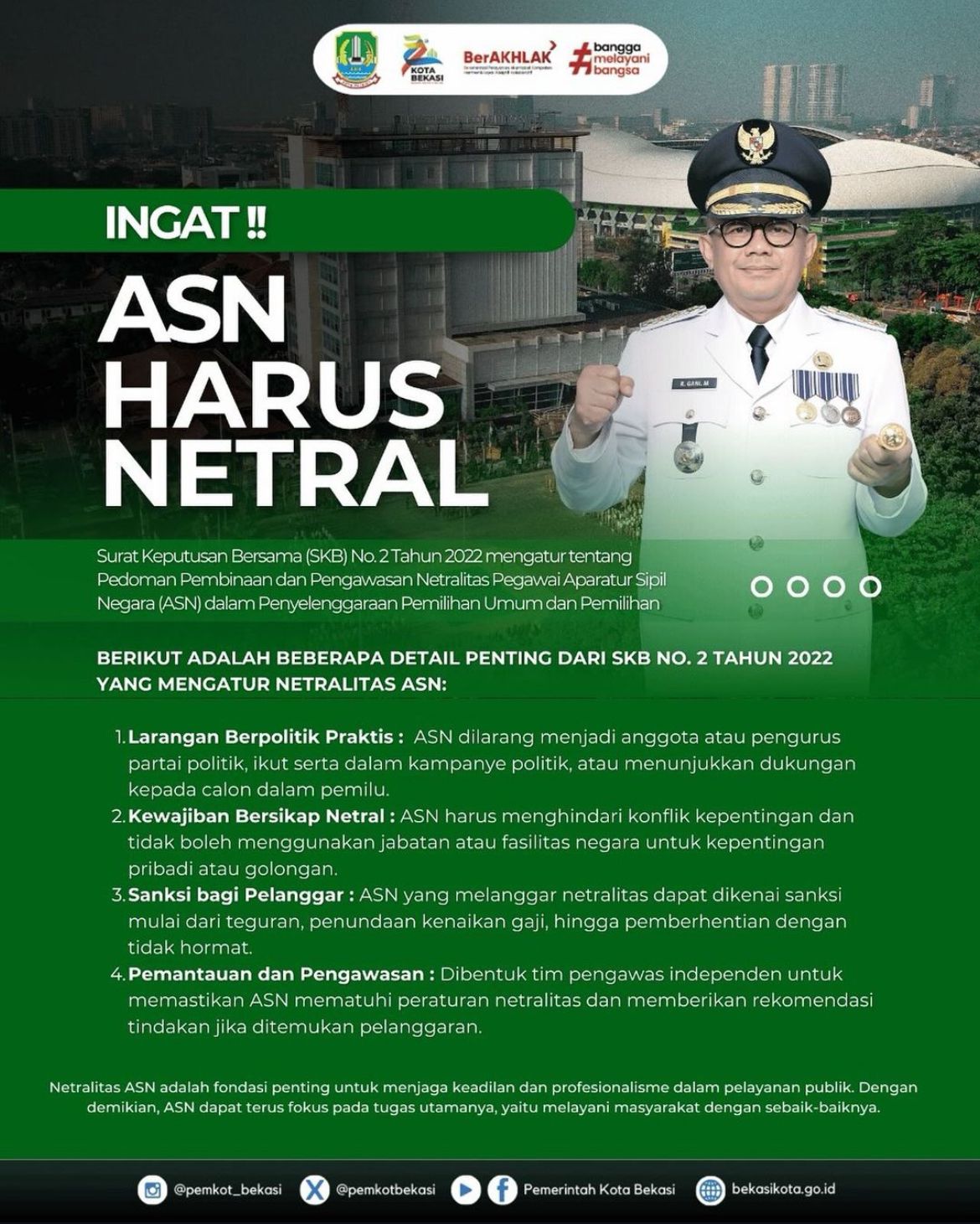 ASN HARUS NETRAL